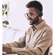 Sluchátka Mpow PRO Business headset - bezdrátová černá