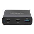 Manhattan USB nabíjecí stanice Power Delivery Charging Station - 65W, černá