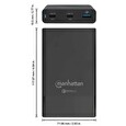 Manhattan USB nabíjecí stanice Power Delivery Charging Station - 65W, černá