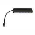 XtendLan Dokovací stanice 10in1 USB-C, HDMI (F) 4k, VGA(F), Gigabit LAN, SD/TF čtečka, 3x USB3.0, 3.5mm audio, USB C PD