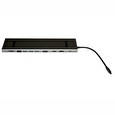 XtendLan Dokovací stanice 11in1 USB-C, HDMI(F)4k, DisplayPort(F) 4k,VGA(F), Gigabit LAN, 3xUSB3.0, SD/TF, 3.5mm,USB C PD