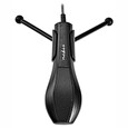 Nedis stolní všesměrový mikrofon/ duální kondenzátor/ s tříramenným stojanem/ USB/ citlivost -38dB/ černý