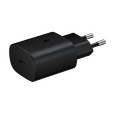 Samsung Napájecí adaptér s rychlonabíjením (25W), bez kabelu v balení, Black