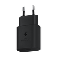 Samsung Napájecí adaptér s rychlonabíjením (25W), bez kabelu v balení, Black