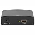Nedis převodník VGA na HDMI/ 2x RCA/ černý