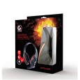 Gembird sluchátka s mikrofonem GHS-05-O, gaming, černo-oranžová, 1x 4-pólový 3,5mm jack