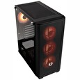 BitFenix skříň Nova Mesh SE TG ARGB / ATX / 4x120mm ARGB / USB 3.0 / tvrzené sklo / černá