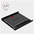 Axagon RHD-125B, kovový rámeček pro 1x 2.5" HDD/SSD do 3.5" pozice, černý