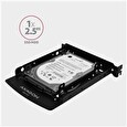 Axagon RHD-P25, hliníkový rámeček pro 2x 2.5" HDD/SSD do 3.5" pozice nebo PCI záslepky