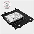 Axagon RHD-435, kovový rámeček pro 4x 2.5" nebo 2x 2.5" HDD/SSD a 1x 3.5" HDD do 5.25" pozice