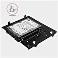 Axagon RHD-435, kovový rámeček pro 4x 2.5" nebo 2x 2.5" HDD/SSD a 1x 3.5" HDD do 5.25" pozice