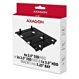 Axagon RHD-435, kovový rámeček pro 4x 2.5" nebo 2x 2.5" HDD/SSD a 1x 3.5" HDD do 5.25" pozice