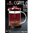 Konvička Berlingerhaus na čaj a kávu French Press, 800 ml Burgundy Metallic Line