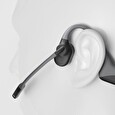 Sluchátka AfterShokz OpenComm před uši s mikrofonem, Bluetooth, šedá