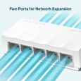 TP-LINK LiteWave LS1005 Switch 5x10/100Mbps, plastic desktop case
