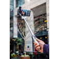 Balíček miggo PICTAR čočka Smart 16mm, LED světlo a Selfie tyč černá