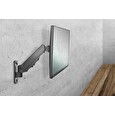 DIGITUS Nástěnný držák pro Jeden monitor plynové pružiny 17-32", 8 kg (max.), černý Vesa 75x100