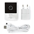 Nedis IP kamera/ Wi-Fi/ 1080p/ micro USB/ microSD/ Cloud/ Android/ iOS/ bílá