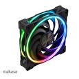 Akasa ventilátor SOHO AR, 120x120x25mm, ARGB 12V