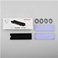 Axagon CLR-M2L6, hliníkový pasivní chladič pro M.2 2280 SSD, výška 6 mm
