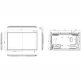 Dahua 43" Full HD LCD panel s media přehrávačem, android 5.1, HDMI/RJ45/USB, repro, VESA 400, provoz 24/7