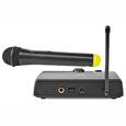 Nedis bezdrátový mikrofon s přijímačem/ Kardioid/ 1500 Ohm/ -97 dB/ ovládání hlasitosti/ černý