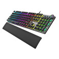 Genesis herní mechanická klávesnice THOR 380/RGB/Outemu Blue/Drátová USB/US layout/Černá