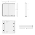 IMMAX NEO SMART vypínač 2-tlačítkový Zigbee 3.0, TUYA