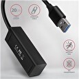 Axagon HUE-M1A, 4x USB 3.2 Gen 1 MINI hub, kovový, kabel USB-A 20cm