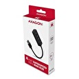 Axagon HUE-M1A, 4x USB 3.2 Gen 1 MINI hub, kovový, kabel USB-A 20cm
