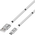 TB TOUCH USB-C kabel magnet, samonavíjecí, 90cm, b