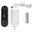 Nedis Wi-Fi chytrý dveřní videotelefon/ 1280x720/ 1Mpx/ IP54/ snímač pohybu/ Cloud/MicroSD/ noční vidění/ bílý