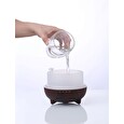 Aroma difuzér Sponge MiniMu 600 ml, 8x LED, hnědá