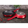 Pánev Berlingerhaus s odnímatelnou rukojetí + víko Burgundy Metallic Line 24 cm