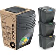 Odpadkový koš EXCELLENT na tříděný odpad Sortibox 3 x 25 l