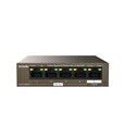 Tenda TEG1105PD PoE PD Gigabit switch, 1x PoE IN, 4x PoE OUT 802.3af, 5x 1 Gb/s, max. 30W, fanless