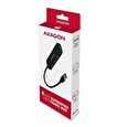 Axagon HUE-L1A, 4x USB 3.2 Gen 1 TRAVEL hub, kabel USB-A 20cm