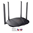Tenda TX9 Pro AX3000 WiFi6 Router, 1x GWAN, 3x GLAN, IPv6, 4x 6dBi, WPA3, Alexa, CZ app