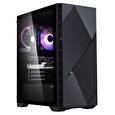 case Zalman miditower Z3 Iceberg Black, E-ATX/mATX/Mini-ITX, průhledný bok, 2x ARGB vent., bez zdroj