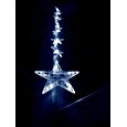 LED řetěz Solight závěs, hvězdy, 66 LED, 0,9 x 2m, přívod 3m, IP20, bílý