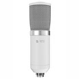 SPC Gear mikrofon SM950 Onyx White Streaming microphone / USB / polohovatelné rameno / pop filtr / bílý