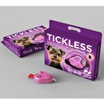 Ultrazvukový repelent TickLess Pet proti klíšťatům, růžový