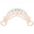 Houpačka Elis design Montessori duhová, 5v1 pro kluky - tyrkysová