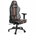 SPC Gear SR400 OR herní židle imitace kůže černooranžová