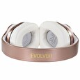 EVOLVEO bezdrátová sluchátka SupremeSound 8EQ, Bluetooth, reproduktor a ekvalizér 2v1, růžová
