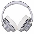 EVOLVEO bezdrátová sluchátka SupremeSound 8EQ, Bluetooth, reproduktor a ekvalizér 2v1, stříbrná