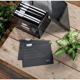Leitz Ekologické závěsné desky s bočnicemi Alpha RECYCLE A4, černá