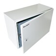 19" venkovní vodotěsný rozvaděč s krytím IP55, 7U, hloubka 280mm, šedý