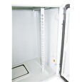 19" venkovní vodotěsný rozvaděč s krytím IP55, 7U, hloubka 280mm, šedý