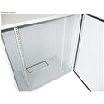 XtendLan 19" venkovní vodotěsný rozvaděč s krytím IP55, 17U, hloubka 450mm, šedý
